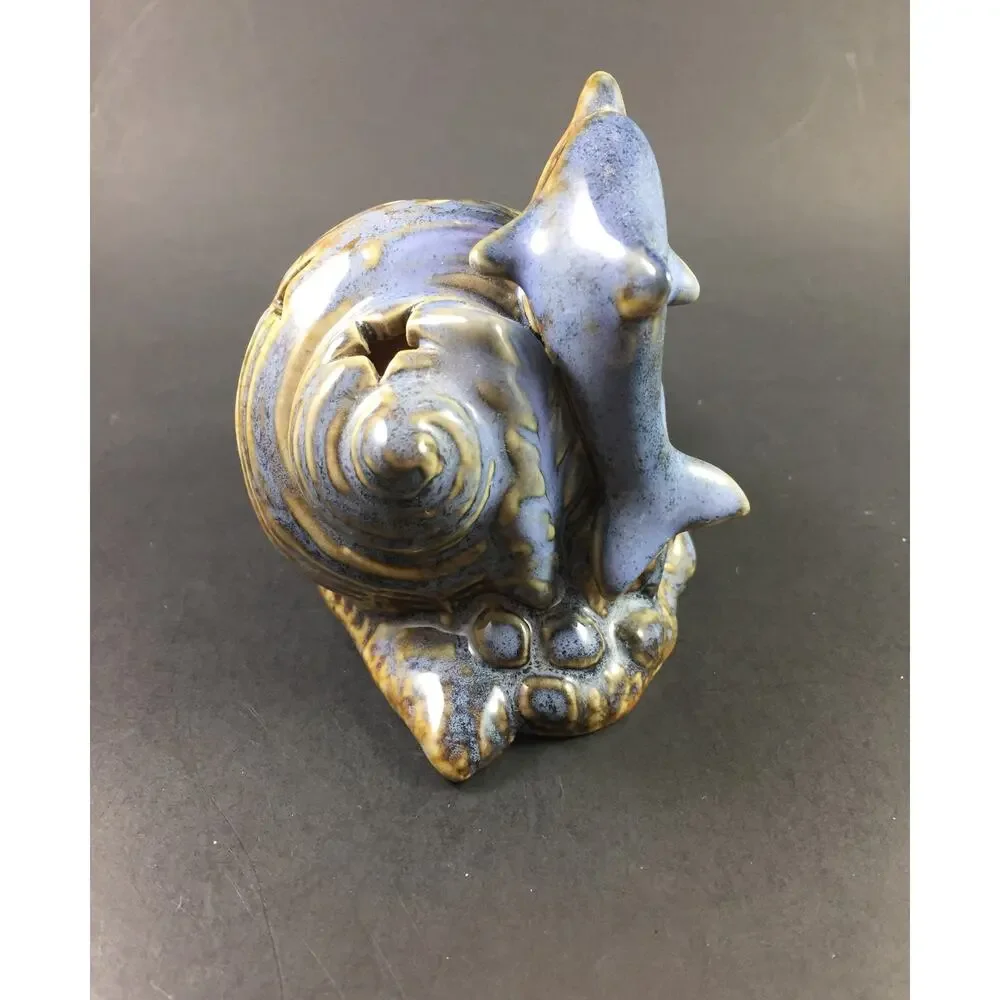Snail and Dolphin Aquarium Decoration - Charming Ornaments for Fish Tanks -vn
